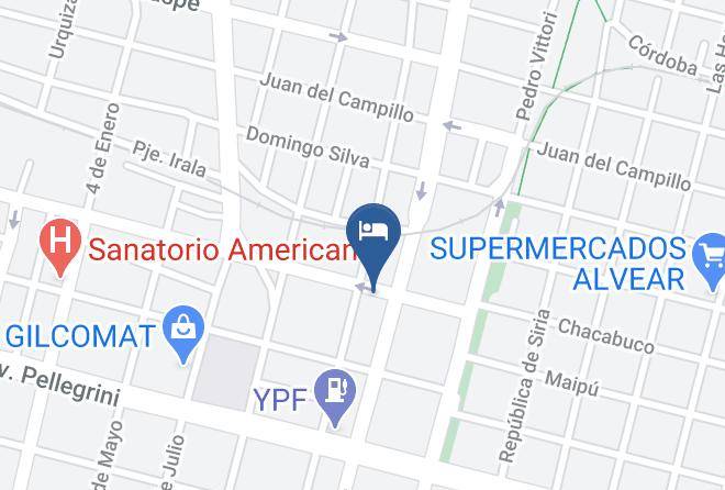 Santa Fe - Hotel Intersur Maps
