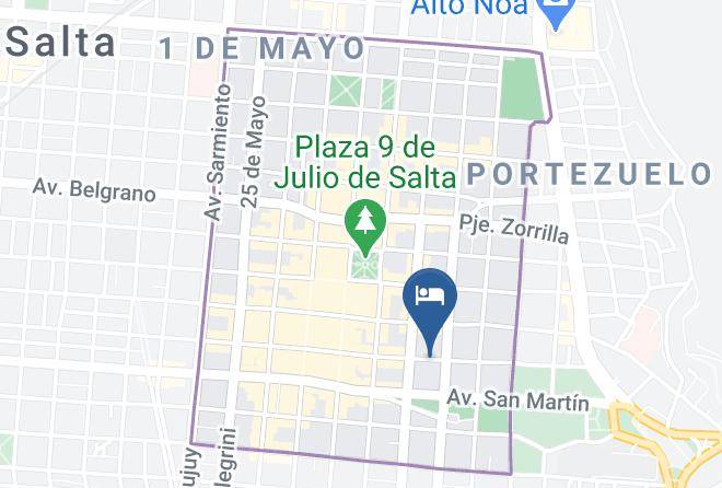 Salta - Hotel Inti Jatum Maps