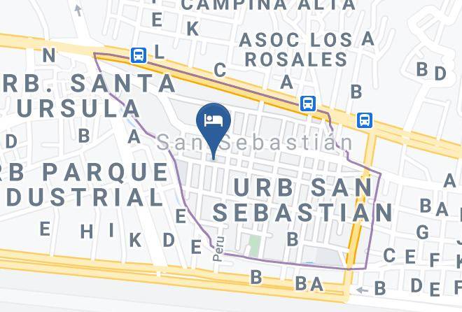 San Sebastian - Hotel Inti Wasi Cusco Maps