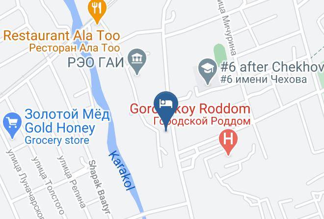 Karakol - Hotel Intour Maps