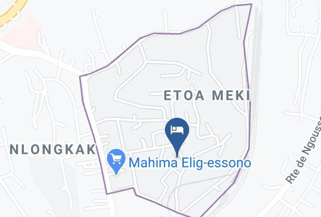 Mfoundi - Hotel Intourist Yaounde Maps
