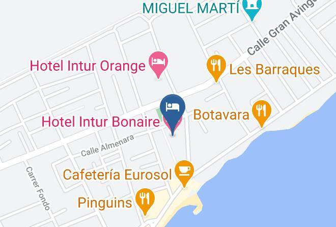 Castellon - Hotel Intur Bonaire Maps