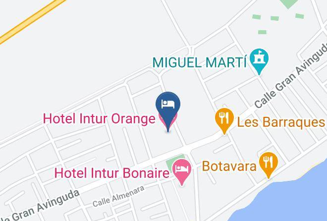 Castellon - Hotel Intur Orange Maps