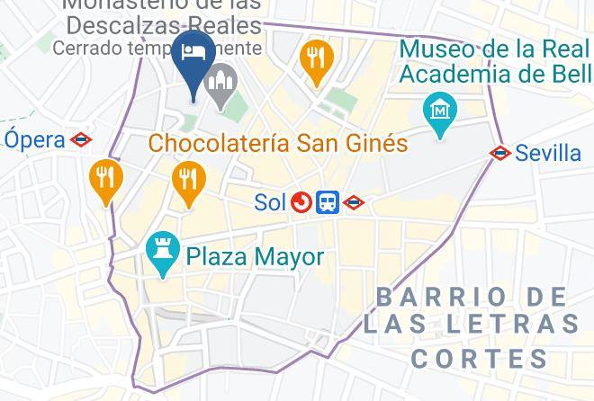 Madrid - Hotel Intur Palacio San Martin Maps