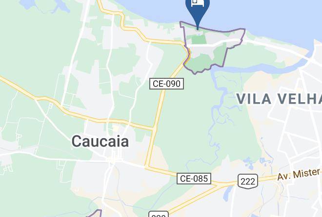 Caucaia - Sesc Iparana Hotel Ecologico Maps