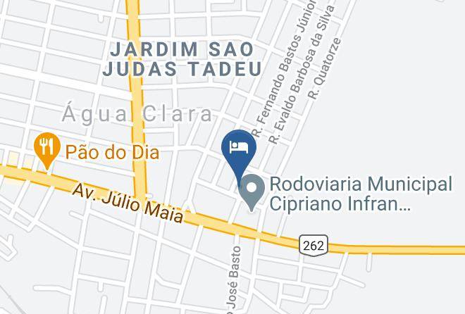 Agua Clara - Hotel Ipe Maps