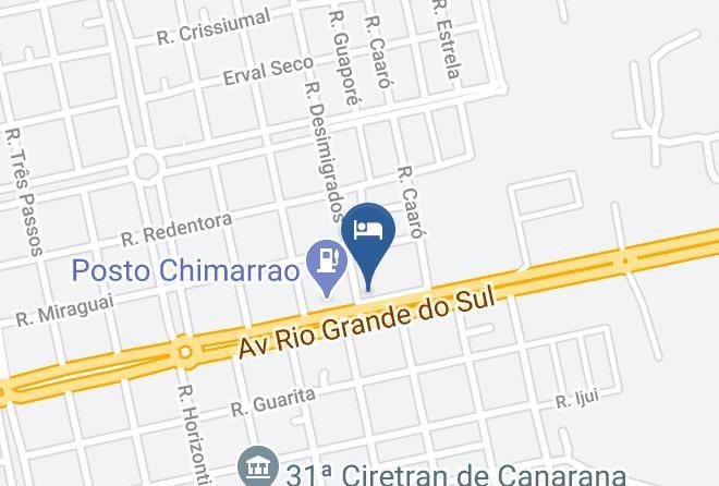 Hotel Ipe Comfort Map