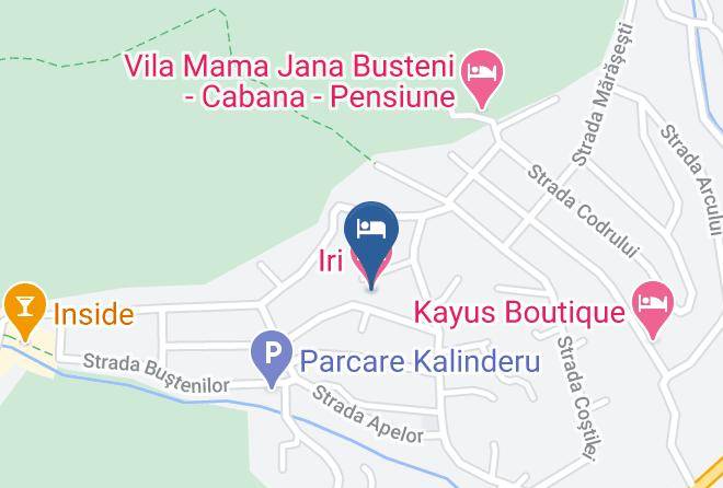 Busteni - Hotel Iri Maps