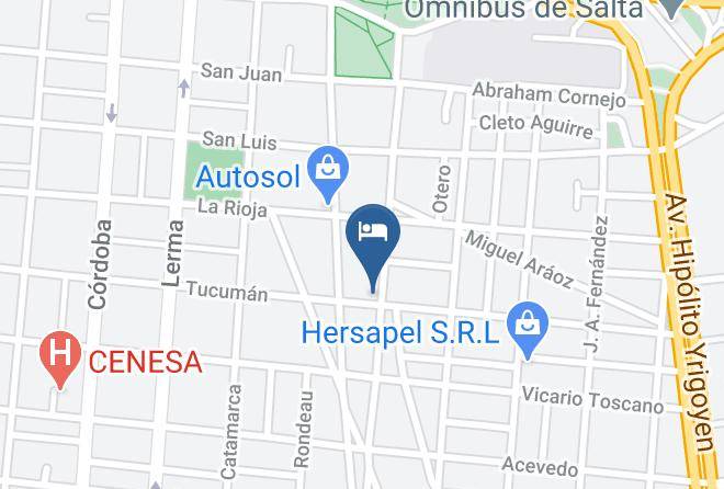 Salta - Hotel Iris Maps
