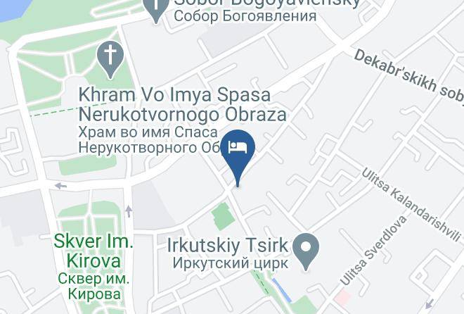 Irkutsk - Hotel Irkut Maps