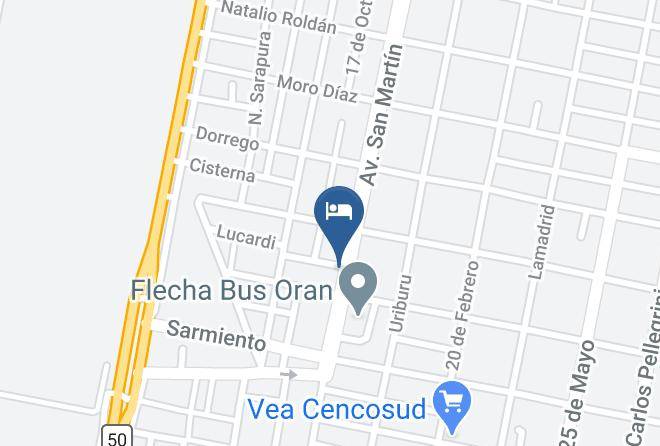 San Ramon De La Nueva Oran - Hotel Iruya Maps