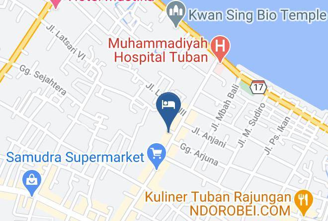 Tuban Regency - Hotel Irwan Tuban Maps