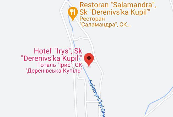 Hotel Irys Sk Derenivska Kupil Map