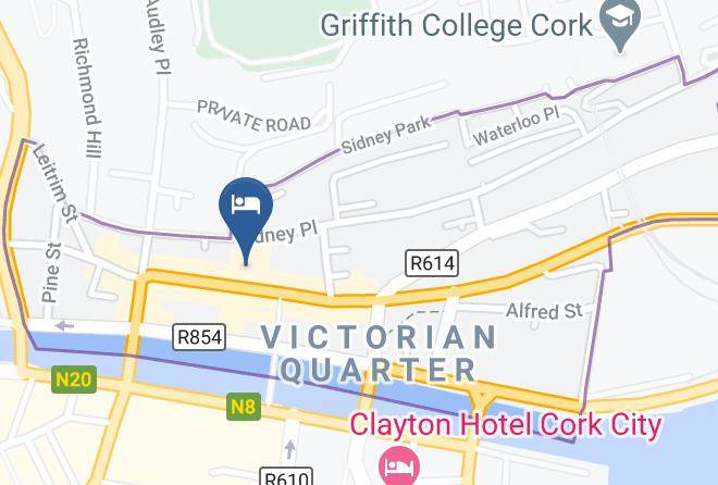 Cork - Hotel Isaacs Cork Cork City Hotel Maps