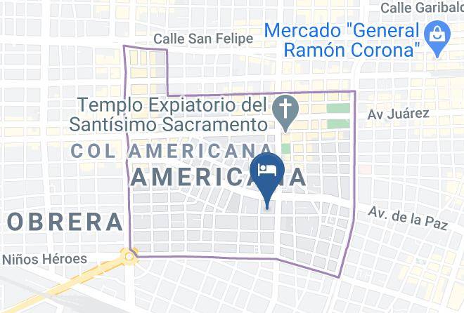 Guadalajara - Hotel Isabel Maps