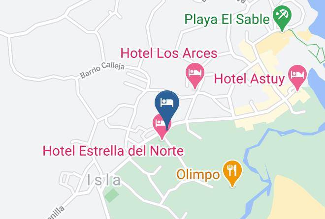 Arnuero - Hotel Isabel Maps