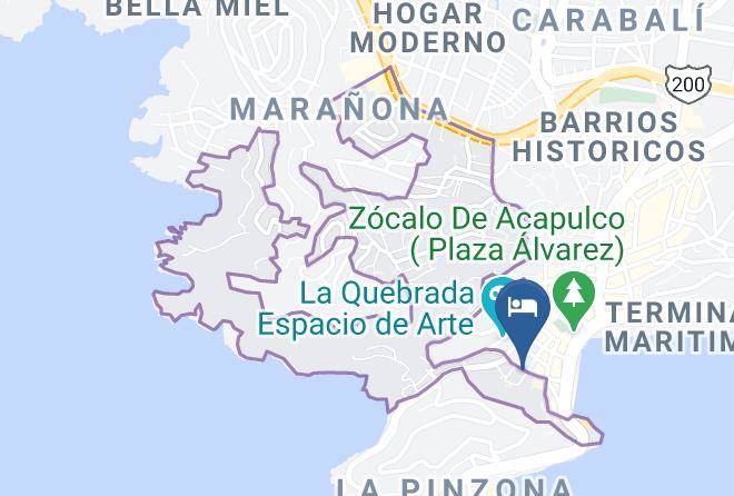 Acapulco De Juarez - Hotel Ma Antonieta Maps