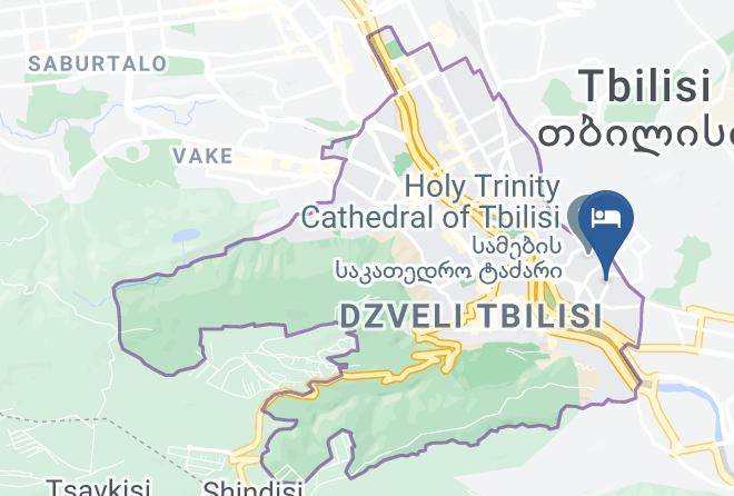 Tbilisi - Hotel Isaka Maps