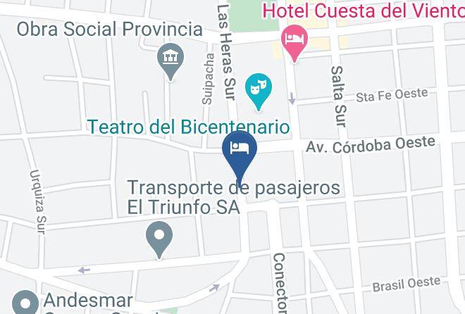 San Juan - Hotel Ischigualasto Maps