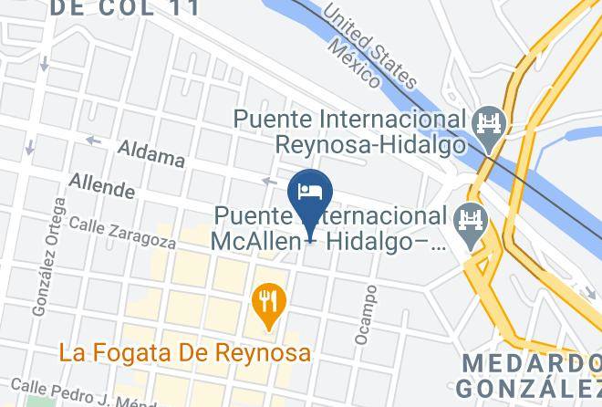 Reynosa - Hotel Isel Maps