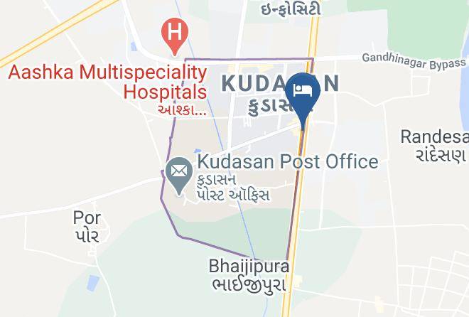 Gandhinagar - Hotel Isher International Maps