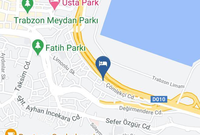 Ortahisar - Hotel Isik Maps