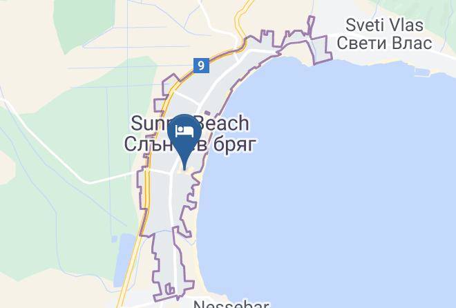 Nesebar - Hotel Iskar Maps