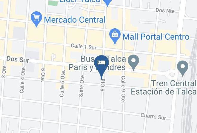 Talca Province - Hotel Isla Bella Talca Maps