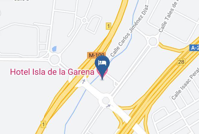 Madrid - Hotel Isla De La Garena Maps