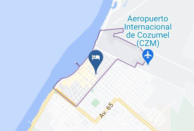 Cozumel - Hotel Isla Esmeralda Maps