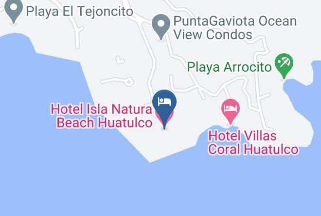 Santa Maria Huatulco - Hotel Isla Natura Beach Huatulco Maps