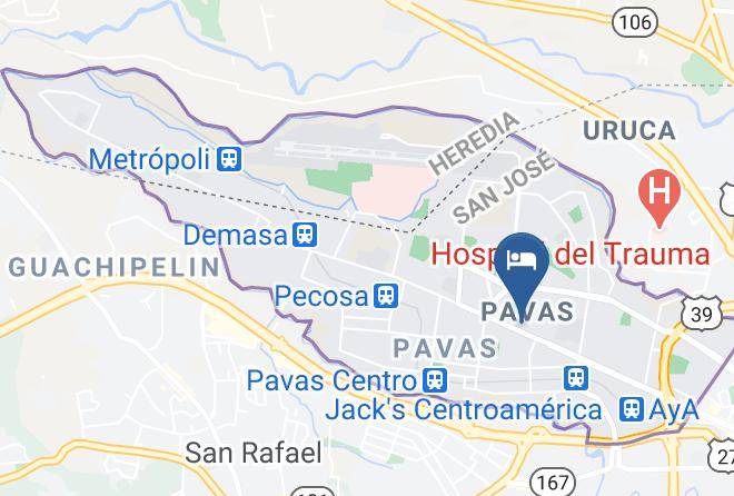 San Jose - Hotel Isla Verde Maps