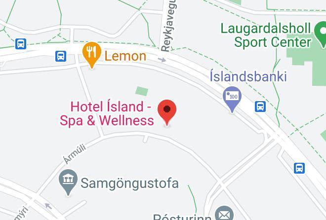 Reykjavik - Hotel Island Spa & Wellness Hotel Maps