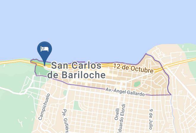 Bariloche - Hotel Islas Malvinas Maps