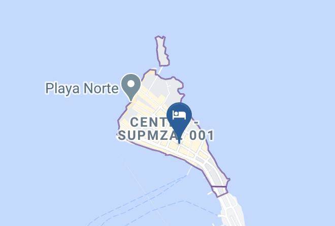 Isla Mujeres - Hotel Isleno Maps