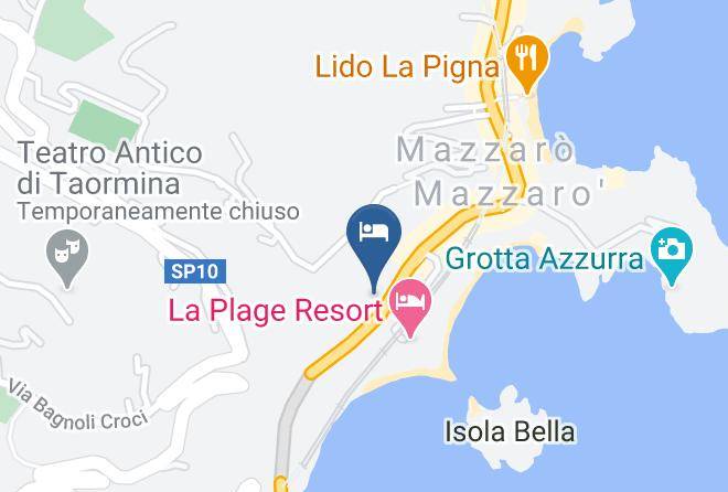 Messina - Hotel Isola Bella Maps