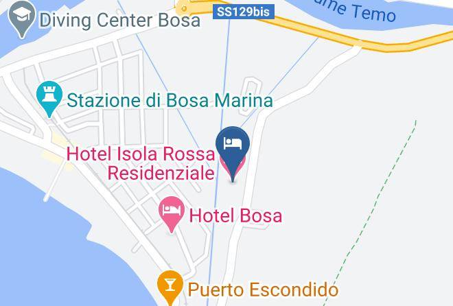 Hotel Isola Rossa Residenziale Map - Sardinia - Oristano