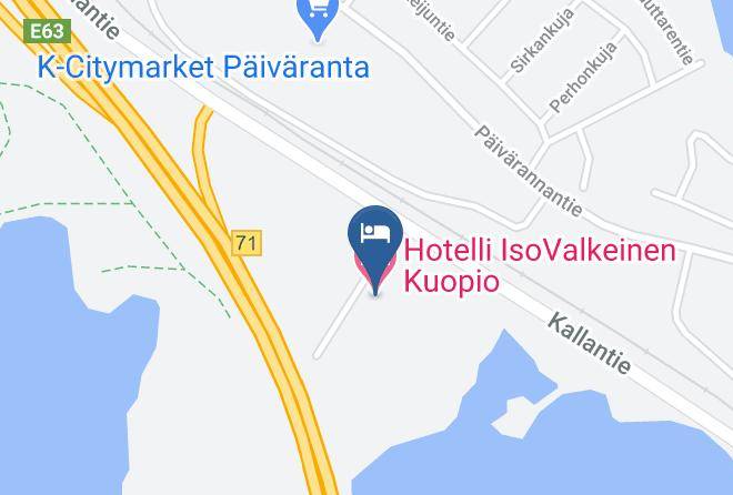 Kuopio - Hotel Isovalkeinen Maps