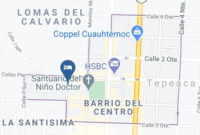 Tepeaca - Hotel Israel Maps