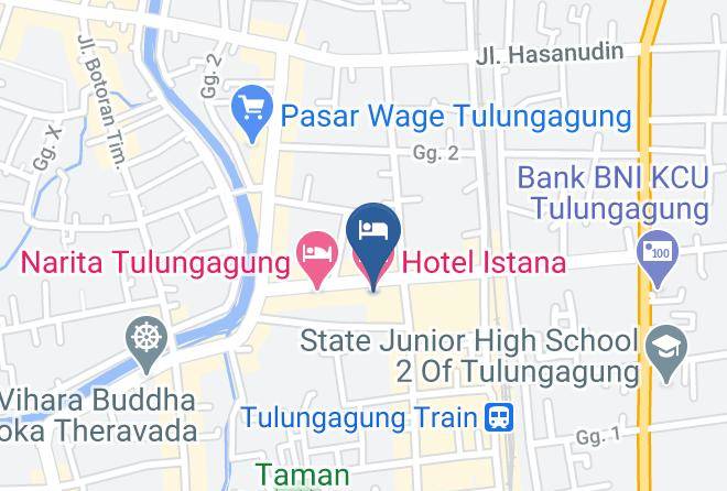 Tulungagung Regency - Hotel Istana Maps