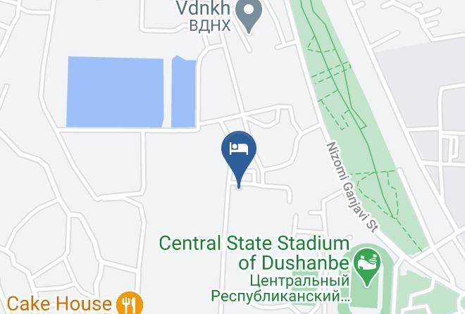 Dushanbe - Hotel Istiqlol Maps