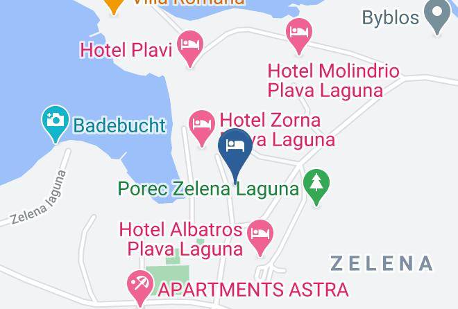 Porec - Hotel Istra Plava Laguna Maps
