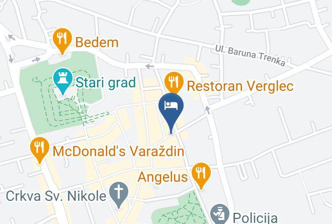 Varazdin - Hotel Istra Maps