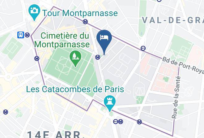 Paris - Hotel Istria Maps