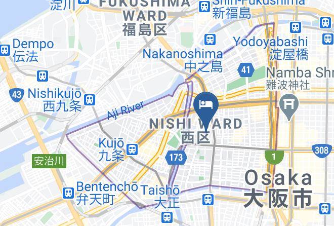 Hotel It Osaka Shinmachi Map