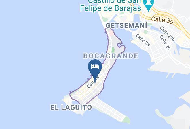 Cartagena De Indias - Hotel Itaco Maps
