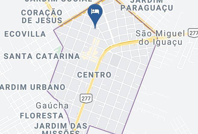 Hotel Itaguacu Map