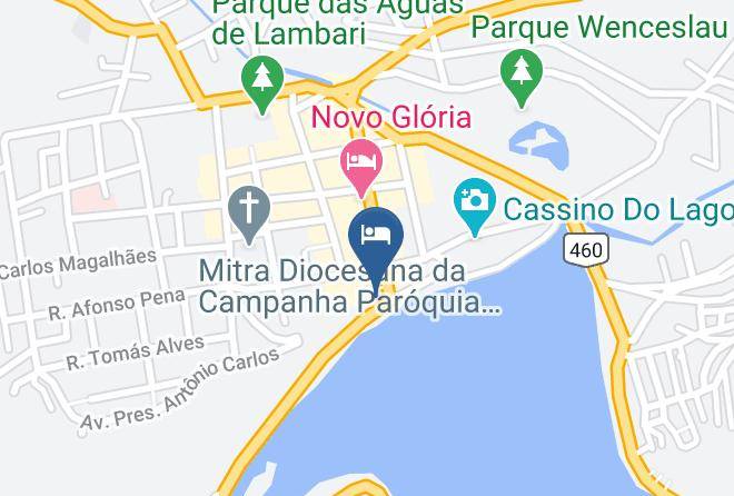 Lambari - Hotel Itaici Maps