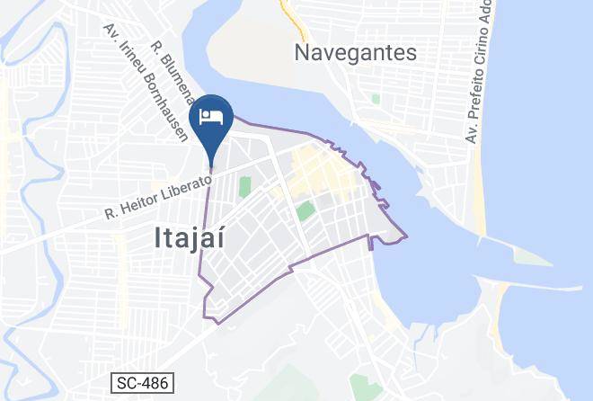 Itajai - Hotel Itajai Tur Maps
