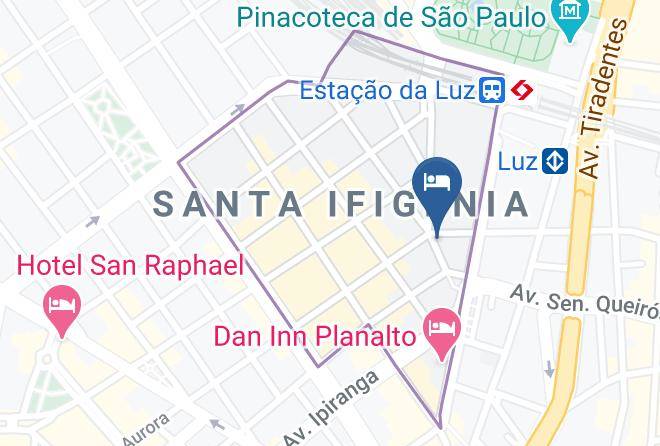 Sao Paulo Republica - Hotel Itajuba Maps